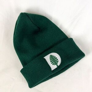 NWOT Dartmouth College D Pine Dk Green Stocking Hat Beanie OS Ski Cap Packable
